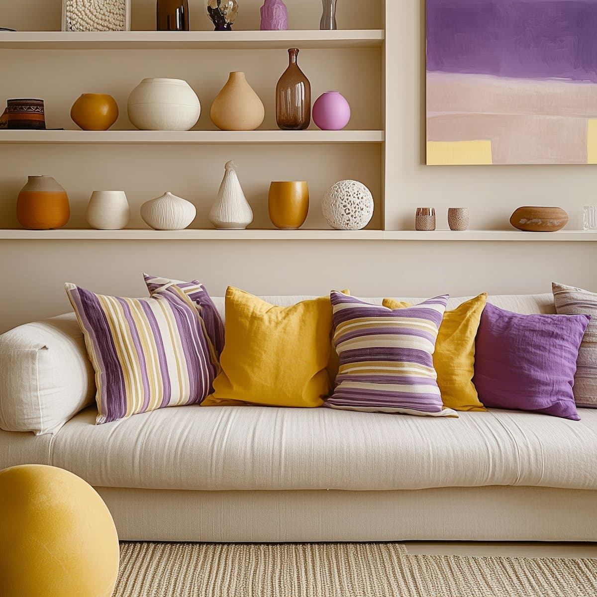 Adire indigo throw pillows on white background